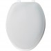 Church 170TL 000 Elongated Plastic Toilet Seat with Cover  White - B0017NXSLM